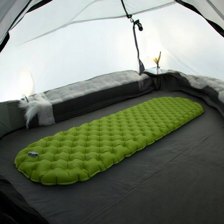Mata Turystyczna Dmuchany Materac Łóżko Do Spania 200x60 Gruby 10 cm
