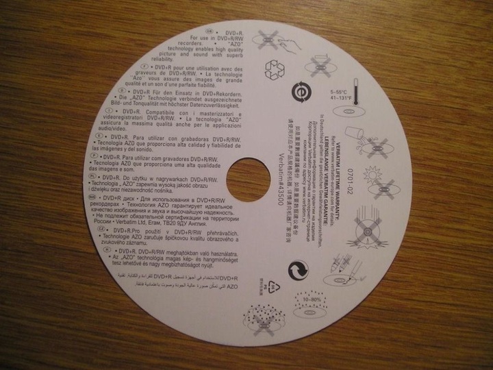 Płyta DVD-R 25 Cake