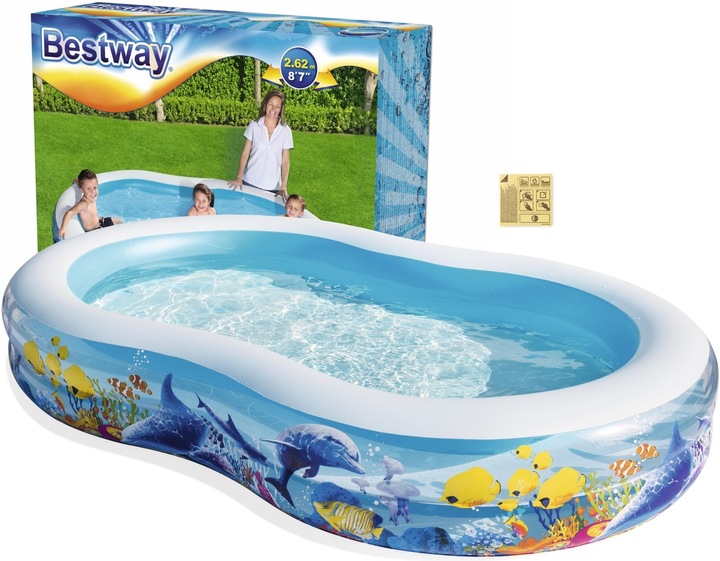 BESTWAY BASEN DZIECIĘCY DMUCHANY 262x157cm 54118