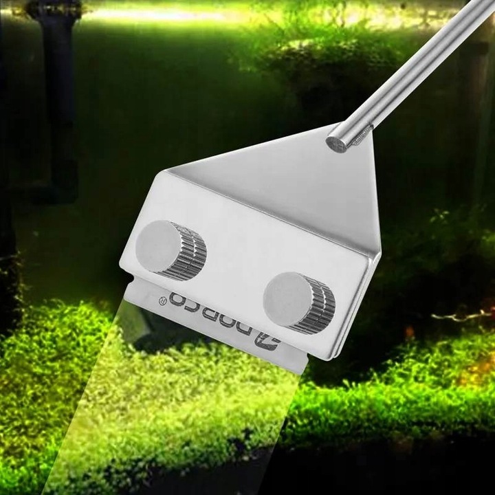 CZYŚCIK SKROBAK SKROBACZKA DO CZYSZCZENIA SZYB AKWARIUM Z GLONÓW ŻYLETKA