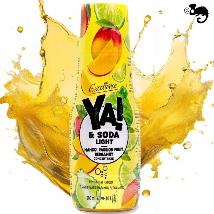 YA! KONCENTRAT SODA STREAM LIGHT ZERO bez cukru mix 8 SMAKÓW x500ml aż 4L !