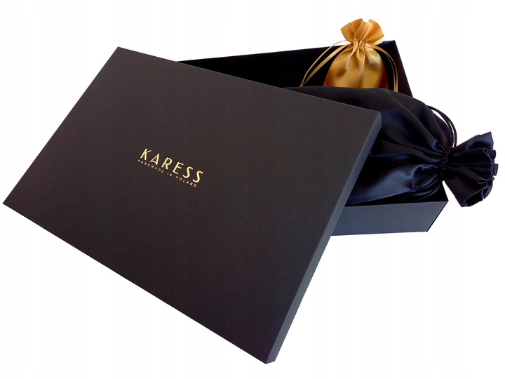 Czarna skórzana uprząż na ciało Karess Salma