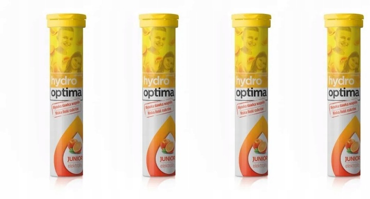 Hydrooptima Junior Tabletki Musujące 20 sztuk