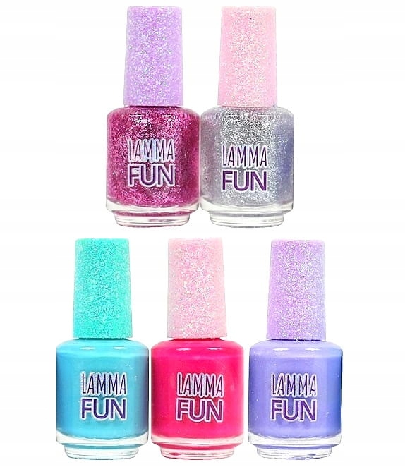 STUDIO STYLIZACJI PAZNOKCI LAKIERY BROKAT ZESTAW