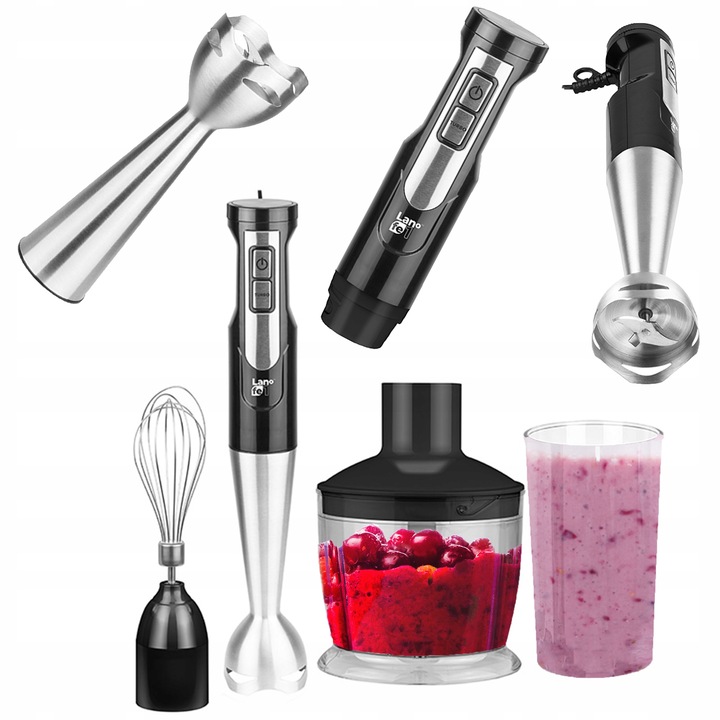 BLENDER RĘCZNY MIKSER WIELOFUNKCYJNY ZESTAW TURBO