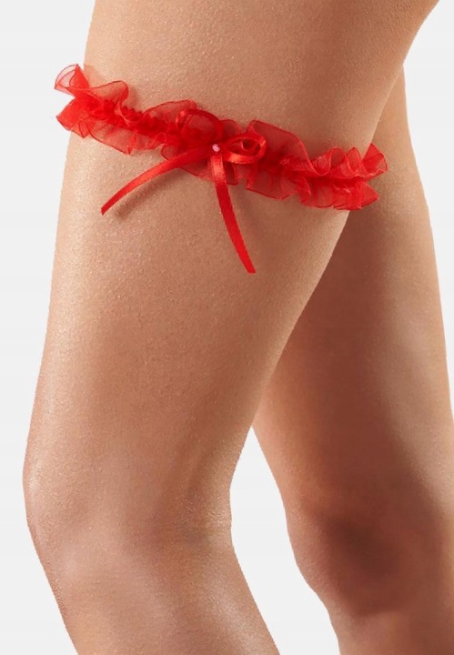 JULIMEX podwiązka ODESSA RED PW 02 PLUS SIZE czerwone STUDNIÓWKA