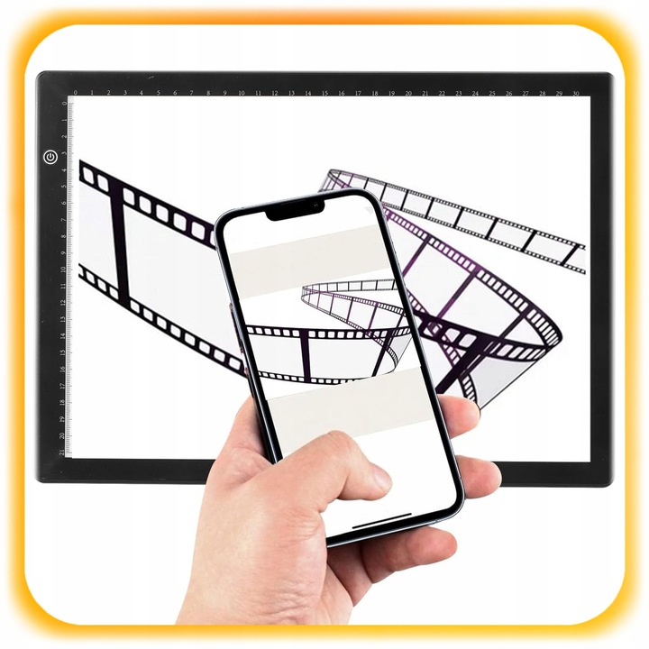 PODŚWIETLANA DESKA KREŚLARSKA LED TABLET GRAFICZNY DO RYSOWANIA A4 PREZENT