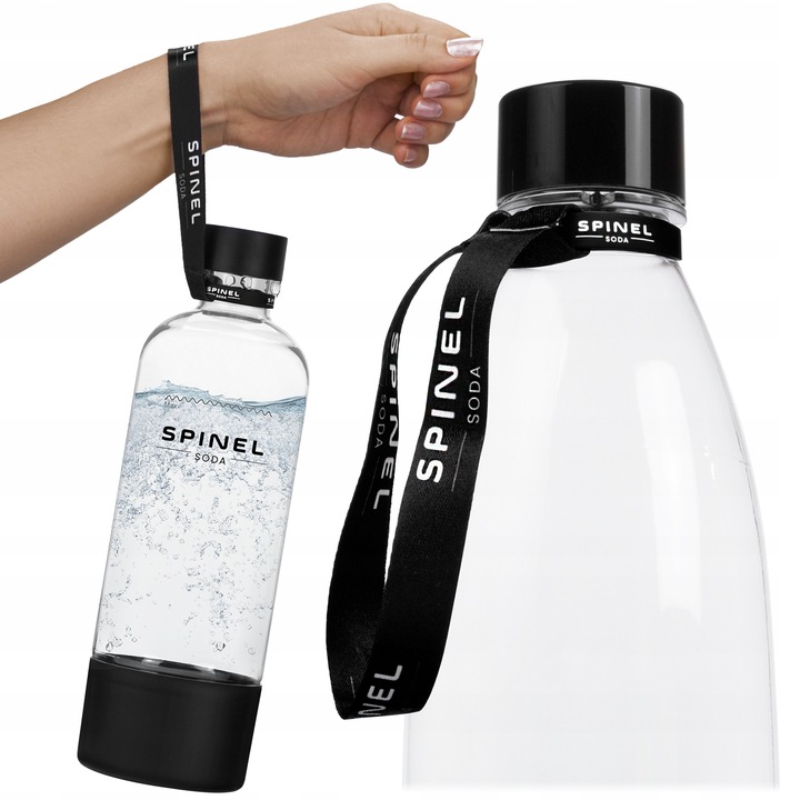 ZESTAW SATURATOR DO GAZOWANEJ WODY SODASTREAM TERRA BLACK 3 BUTELKI