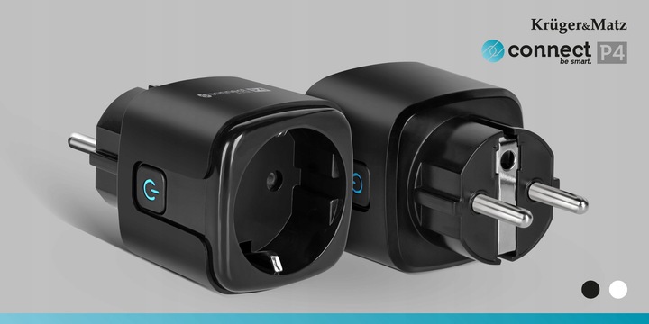Inteligentne Gniazdko WiFi Kruger&Matz Connect P4 Tuya PROGRAMATOR