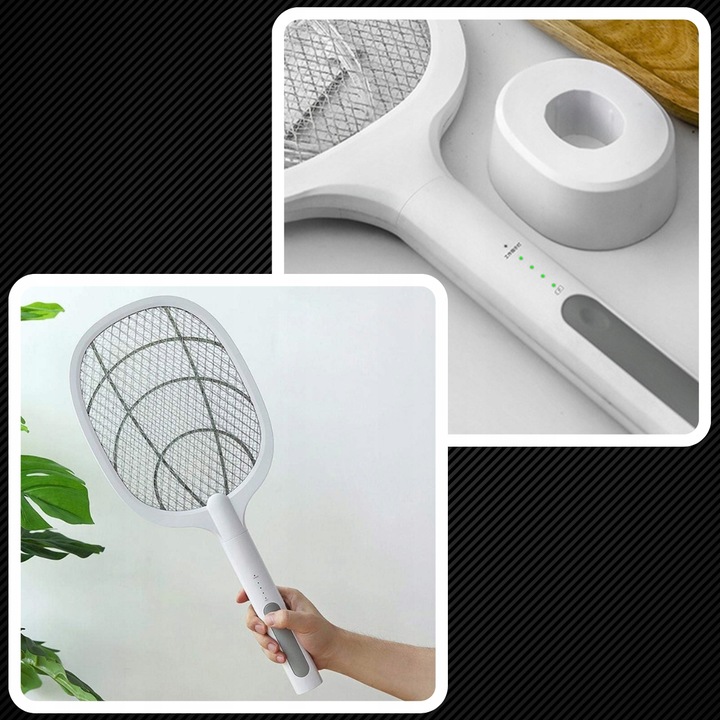 ELEKTRYCZNA ŁAPKA NA MUCHY PACKA NA OWADY KOMARY RAŻĄCA PRĄDEM