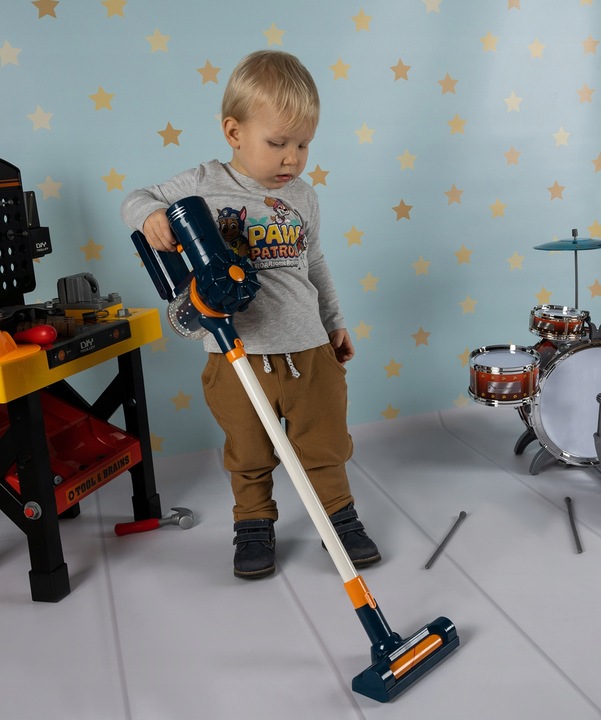 Odkurzacz dla Dzieci 2w1 Pionowy i Ręczny z Dźwiękiem Funkcja Ssania Dźwięk