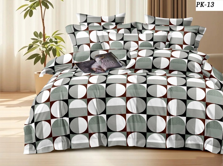 Pościel 160x200 Zestaw 3 Częsci Mikrofibra Komplet Poduszka 2x 70x80