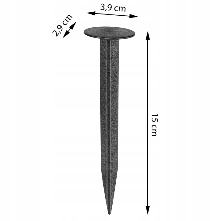 Szpilki/kołki do agrowłókniny kotwa 100szt x 150mm