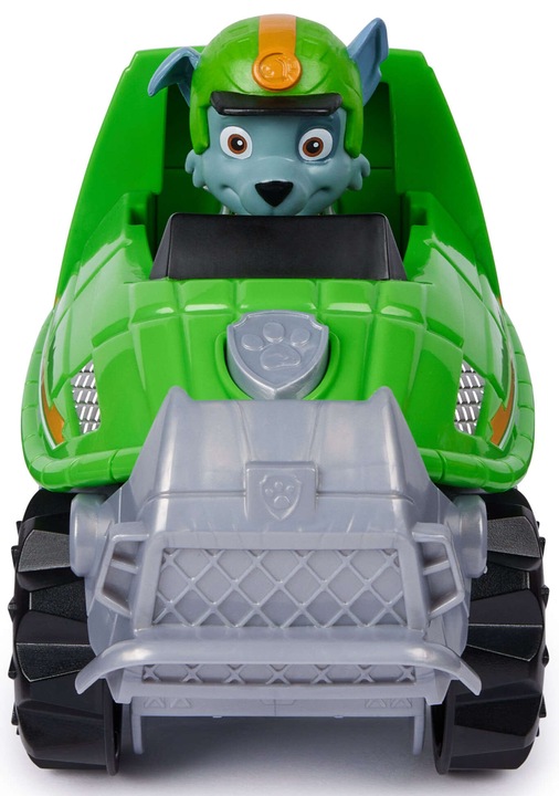 PSI PATROL POJAZD Z DŻUNGLI JUNGLE ROCKY + FIGURKA ZIELONA
