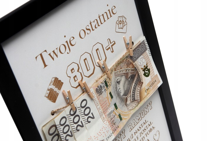 RAMKA prezent 18 URODZINY widzisz TWOJE ostatnie 800+ plus