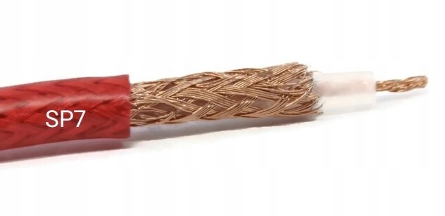 10 metrów RED Satec RG-58 przewód koncentryczny