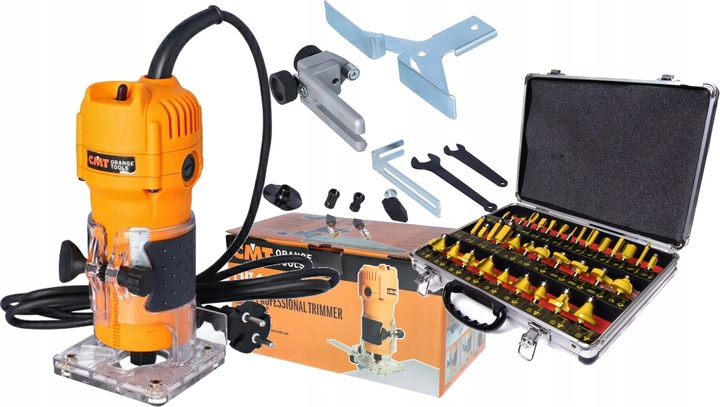 CMT FREZARKA RĘCZNA KRAWĘDZIOWA 550W CMT10 TRYMER KRAWĘDZI 6,35 6-8mm