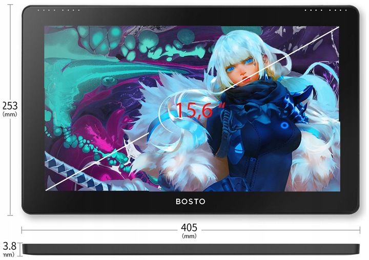 Tablet graficzny BOSTO 16HD 15.6'' LCD z piórem