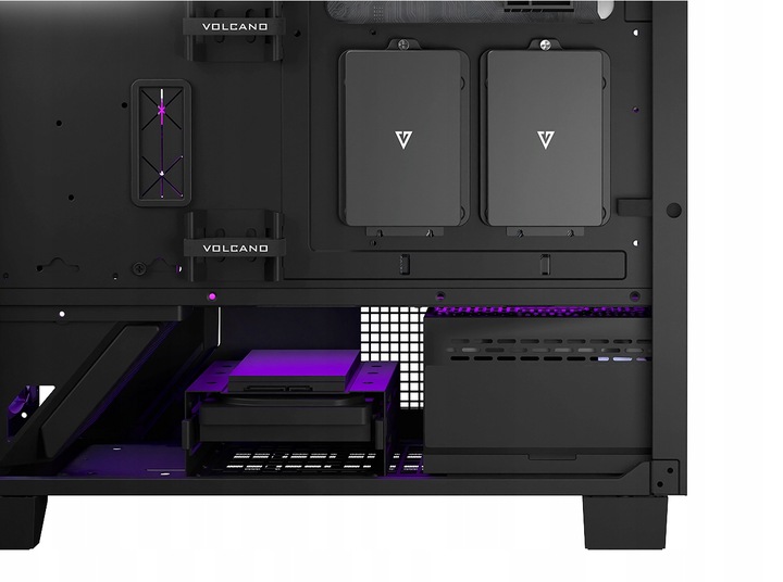 Gamingowa obudowa MODECOM VOLCANO PERUN APEX ARGB MIDI Black czarny