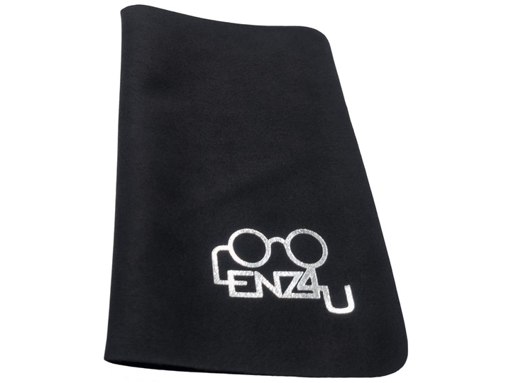 Etui Twarde na Okulary Zawias + Ściereczki Lenz4u Zestaw na Prezent