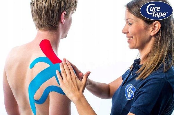 Taśma do kinesiotapingu tejpy CURETAPE CLASSIC do CIAŁA i TWARZY
