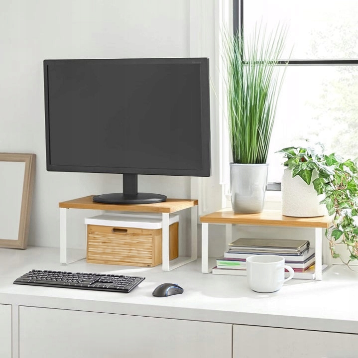 REGAŁ KUCHENNY NA PRZYPRAWY DREWNIANY PÓŁKA ORGANIZER STOJAK BIUROWY