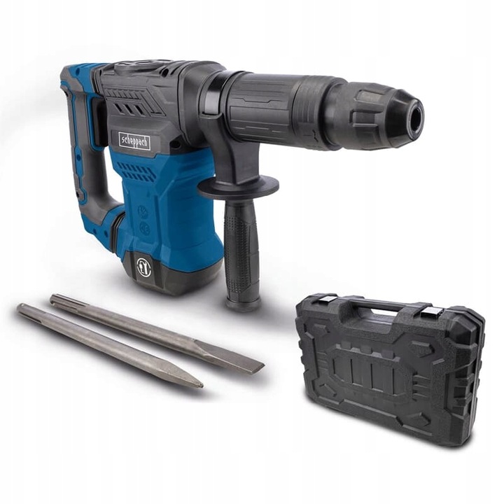 Lekki Młot Udarowy Wyburzeniowy SDS MAX 2 Dłuta 20J 1,3kW SCHEPPACH