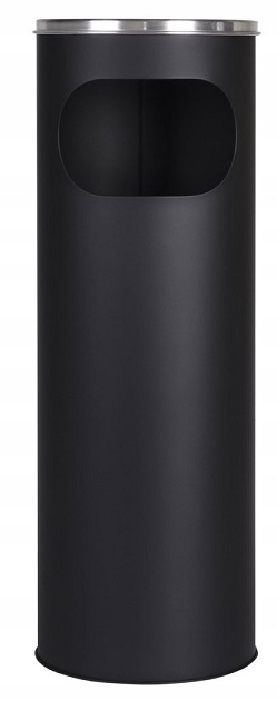 POPIELNICA POPIELNICZKA ZEWNĘTRZNA STOJĄCA KOSZ NA ŚMIECI ŚMIETNIK METALOWY