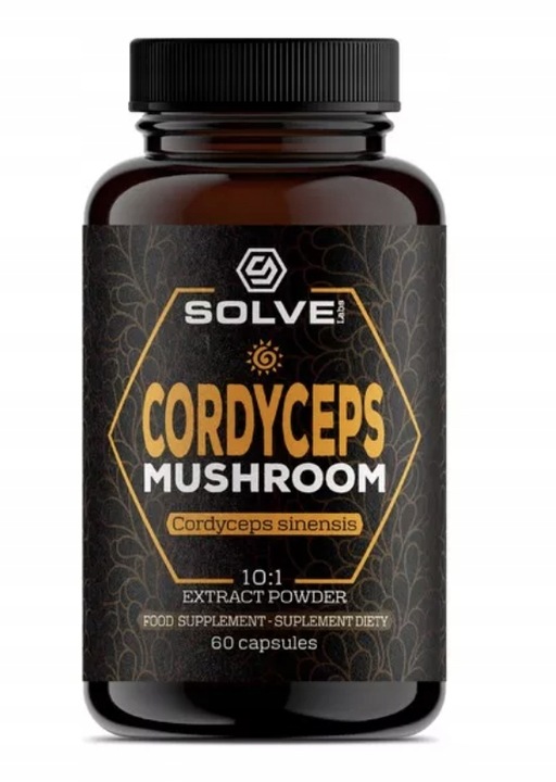 SOLVE LABS Cordyceps Maczużnik Chiński 10:1 kapsułki 60 szt