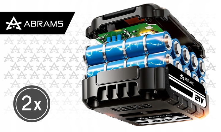 MYJKA CIŚNIENIOWA AKUMULATOROWA 60 BAR 2X AKU 21V 4AH MULTIFUNKCYJNA