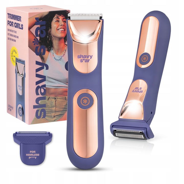 Golarka Damska Shavy Star MASZYNKA depilator trymer do ciała pach