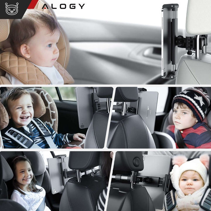 Uchwyt samochodowy na telefon tablet na zagłówek DO TELEFONU TABLETU 360