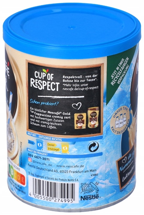 Kawa Nescafe Frappe Mrożona 2 x 275 g DE na zimno Rozpuszczalna Eiskaffee