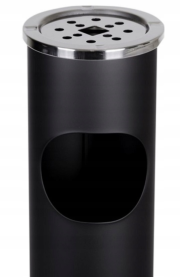 POPIELNICA POPIELNICZKA ZEWNĘTRZNA STOJĄCA KOSZ NA ŚMIECI ŚMIETNIK METALOWY