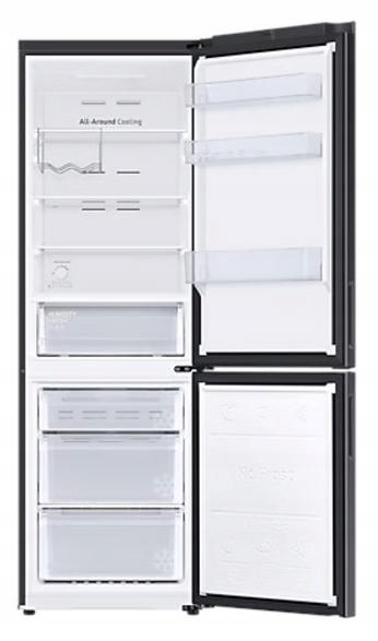 Lodówka SAMSUNG RB33B612EBN/EF 185cm Czarny No Frost SpaceMax