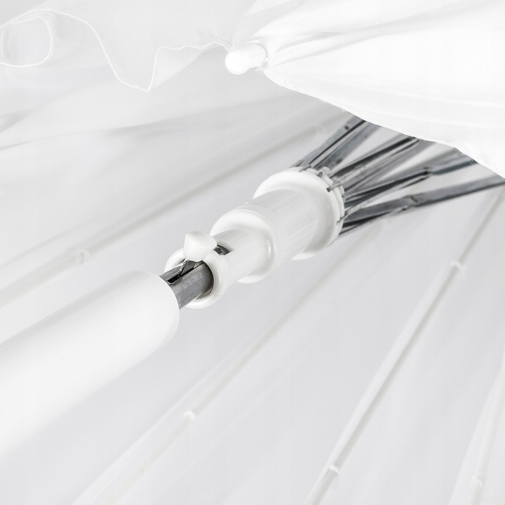 BIAŁY PARASOL biała parasolka ślubna DUŻY XXL