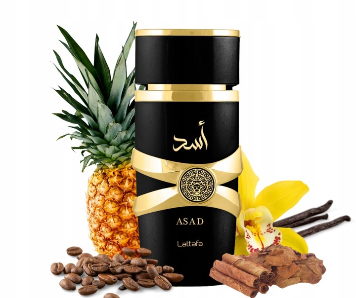 Lattafa Asad 100 ml woda perfumowana DLA MĘŻCZYZN, CZARNA
