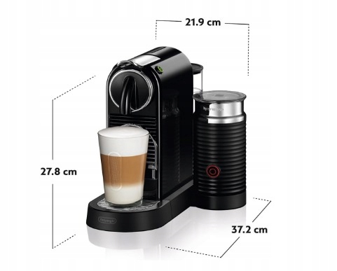 Ekspres do kawy na kapsułki Nespresso ze spieniaczem DeLonghi