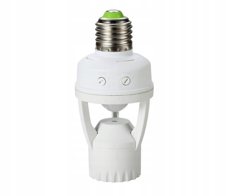 OPRAWKA ŻARÓWKI Z CZUJNIKIEM RUCHU E27 LED-360°