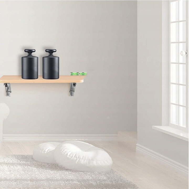 TRÓJKĄTNE ZAWIAS KĄTOWNIK SKŁADANY WSPORNIK POD STÓŁ BLAT DLA DOMU