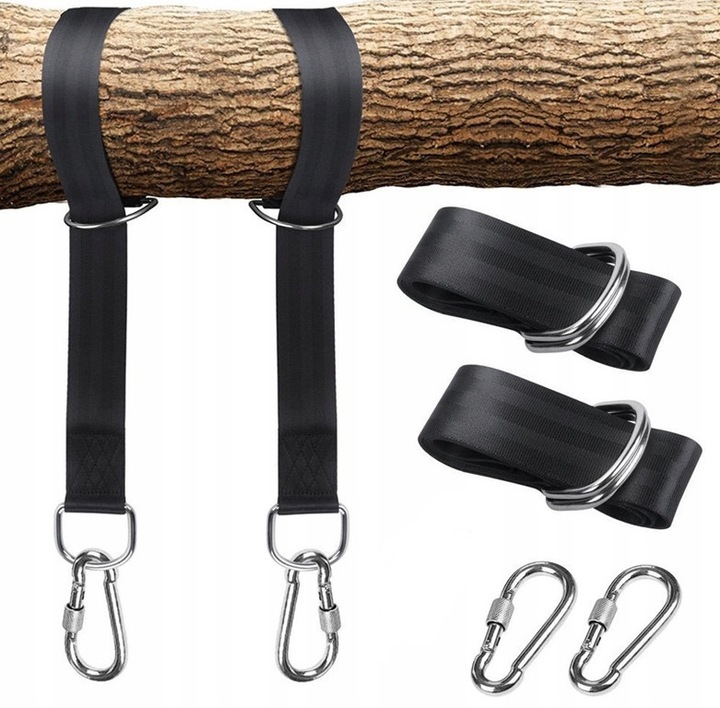 Zestaw do mocowania hamaka huśtawki linki nylonowe