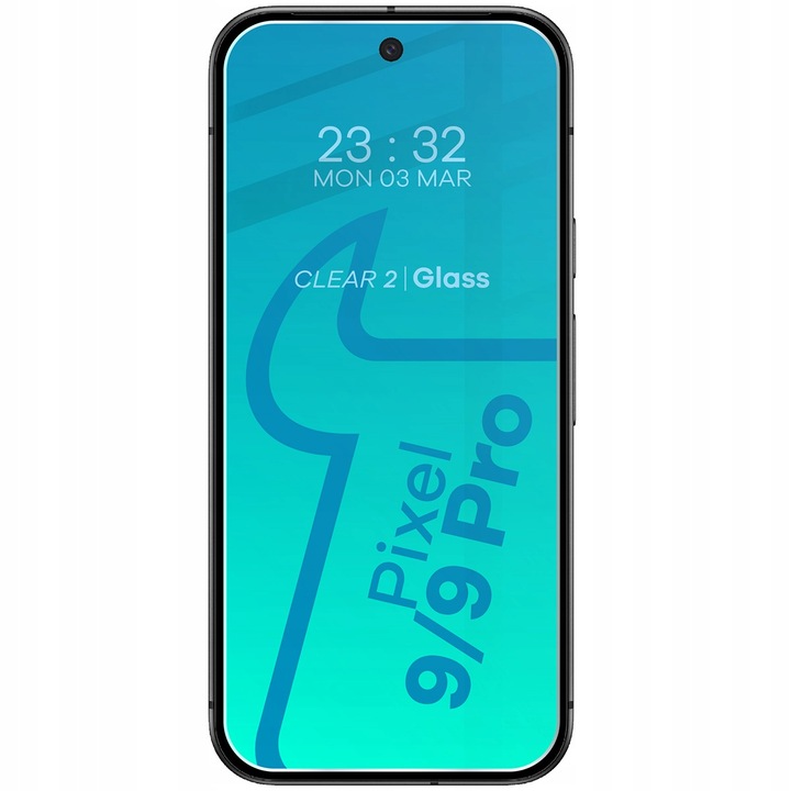 Szkło hartowane Bizon do Google Pixel 9/9 Pro , szkiełko, szybka, osłona 9H