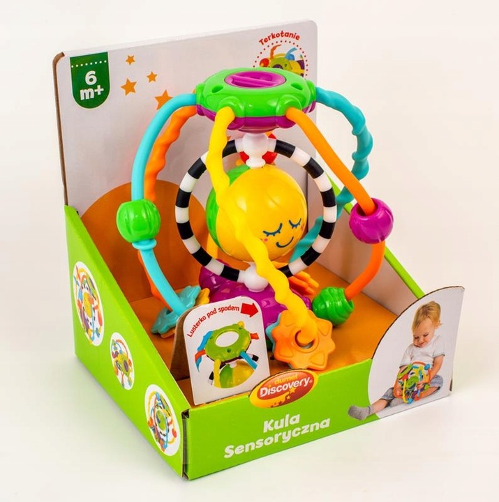 KULA SENSORYCZNA KORALIKI GRZECHOTKA DŹWIĘKI DUMEL
