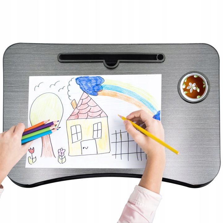 STOLIK SKŁADANY ŚNIADANIOWY PODSTAWKA POD LAPTOPA DO ŁÓŻKA TACA NA NÓŻKACH