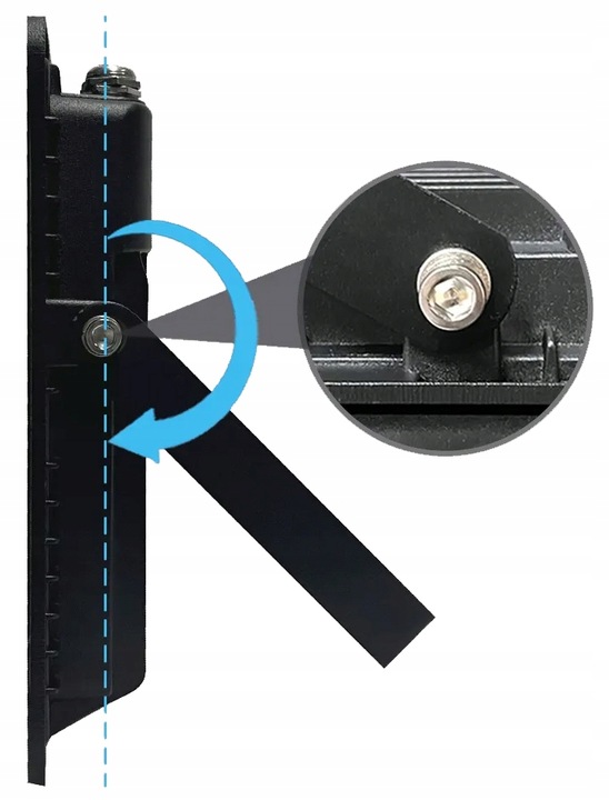 Naświetlacz LED SLIM 50W halogen z CZUJNIK RUCHU i zmierzchu reflektor