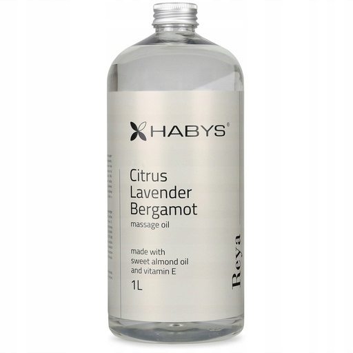 OLEJEK DO MASAŻU REYA CYTRUS 1000 ML UJĘDRNIA NAWILŻA WITAMINA E HABYS