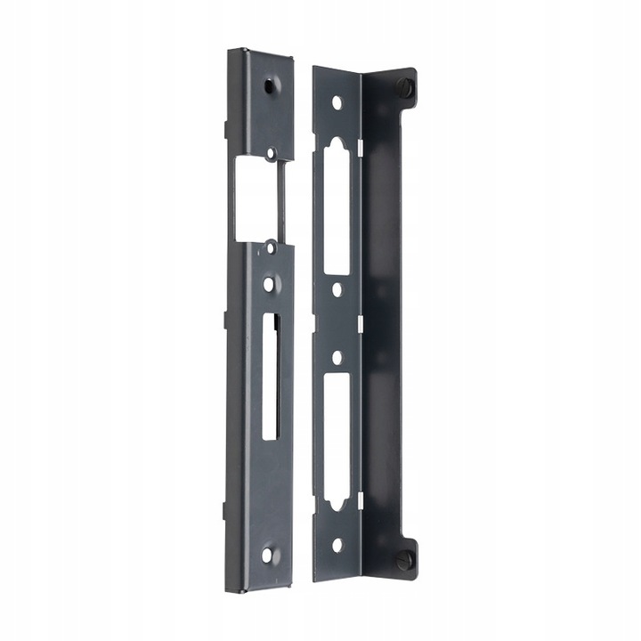 Kaseta elektrozaczepu do furtki , wąska 45 x 16,5 x 300 mm , antracyt