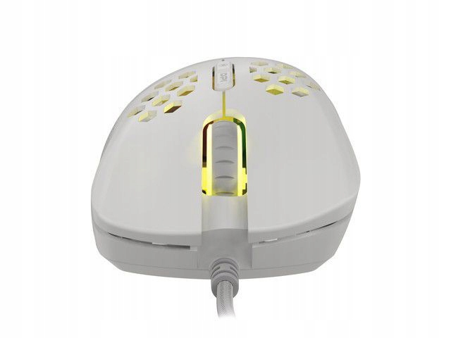 MYSZ KRYPTON 555 8000DPI PODŚWIETLENIE RGB BIAŁA ZESTAW DLA GRACZY 4 W 1 CO