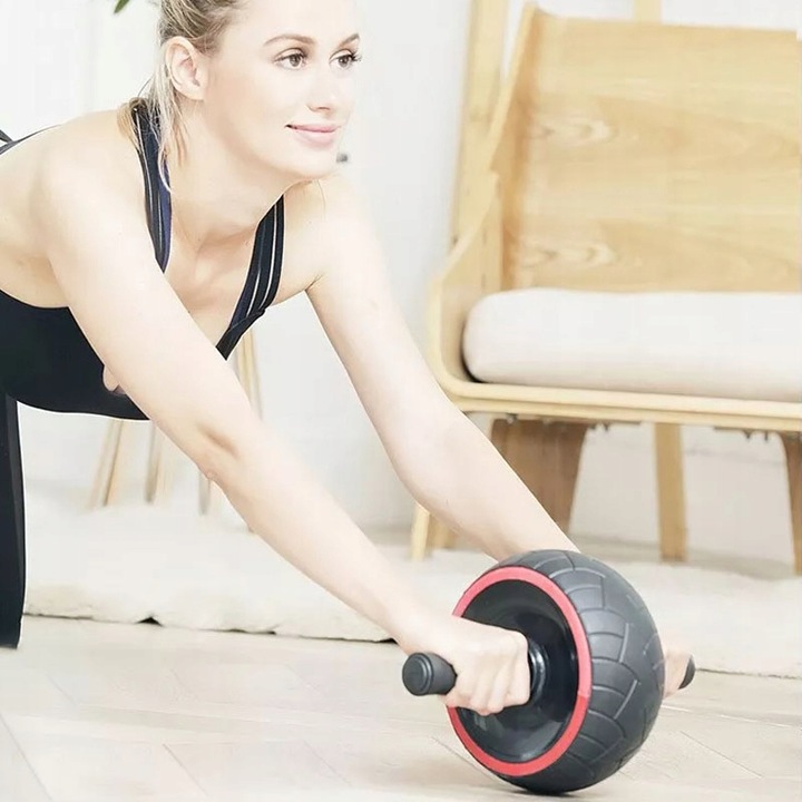 KÓŁKO ROLLER DO ĆWICZEŃ MIĘŚNI BRZUCHA AB WHEEL