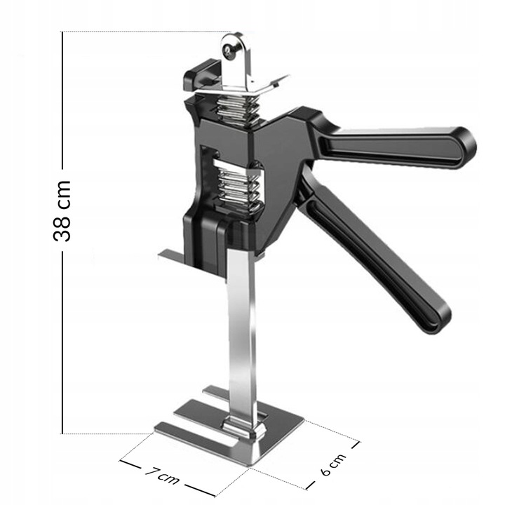 PODNOŚNIK RĘCZNY PŁYTEK PŁYT GIPSOWYCH DRZWI OKIEN SZYB MEBLI 120kg